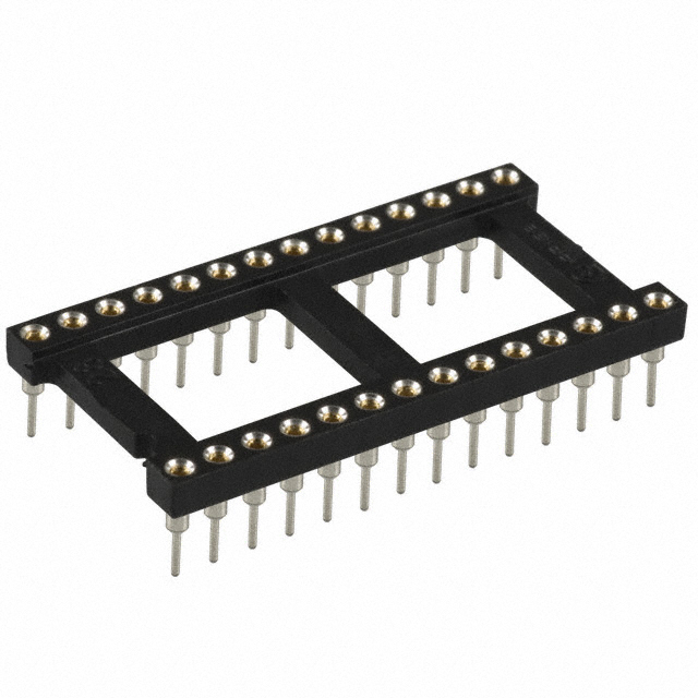 【28-6518-10】CONN IC DIP SOCKET 28POS GOLD