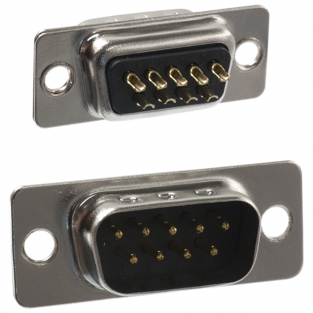 【171-009-103L001】CONN D-SUB PLUG 9POS PNL MNT