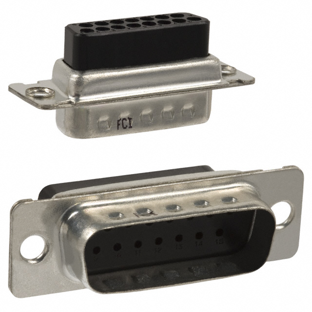 【865615PLTXLF】CONN D-SUB HOUSING PLUG 15POS