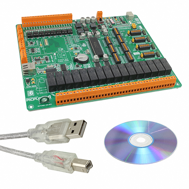 【MIKROE-465】PICPLC16 V6 PIC18F4520 EVAL BRD