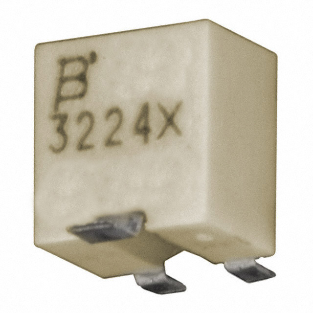 TRIMMER 10K OHM 0.25W GW TOP ADJ 3224X-2-103E Bourns Inc.製 TRIMMER 10K OHM 0.25W GW TOP ADJ 3224X-2-103E Bourns Inc.製