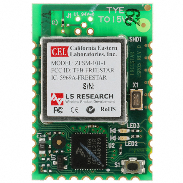 【ZFSM-101-1】RF TXRX MOD 802.15.4 TH SMD