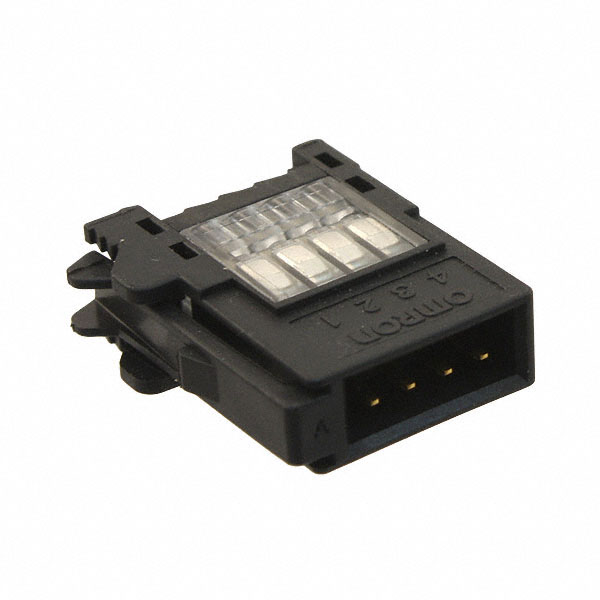 【XN2A-1470】CONN PLUG 4POS IDC 20-28AWG GOLD