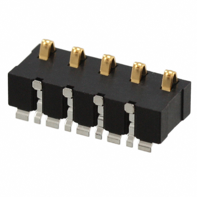 【009155005301006】CONN SPRING BATTERY 5POS R/A SMD