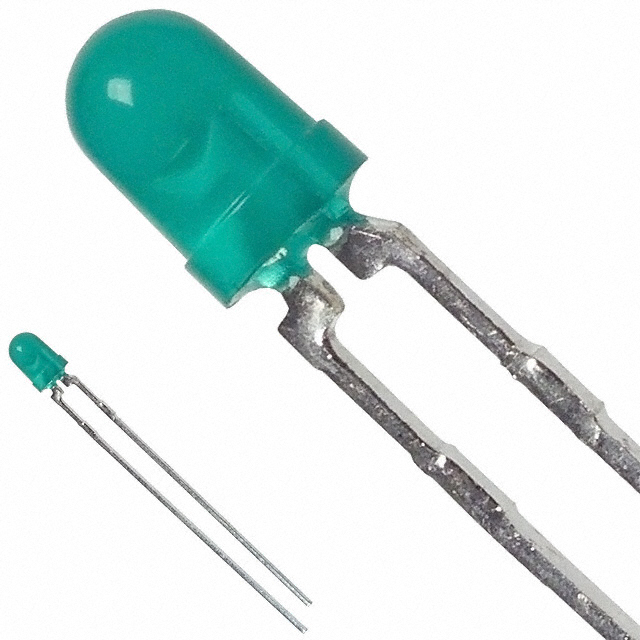 【HLMP-1503】LED GREEN DIFFUSED T-1 T/H
