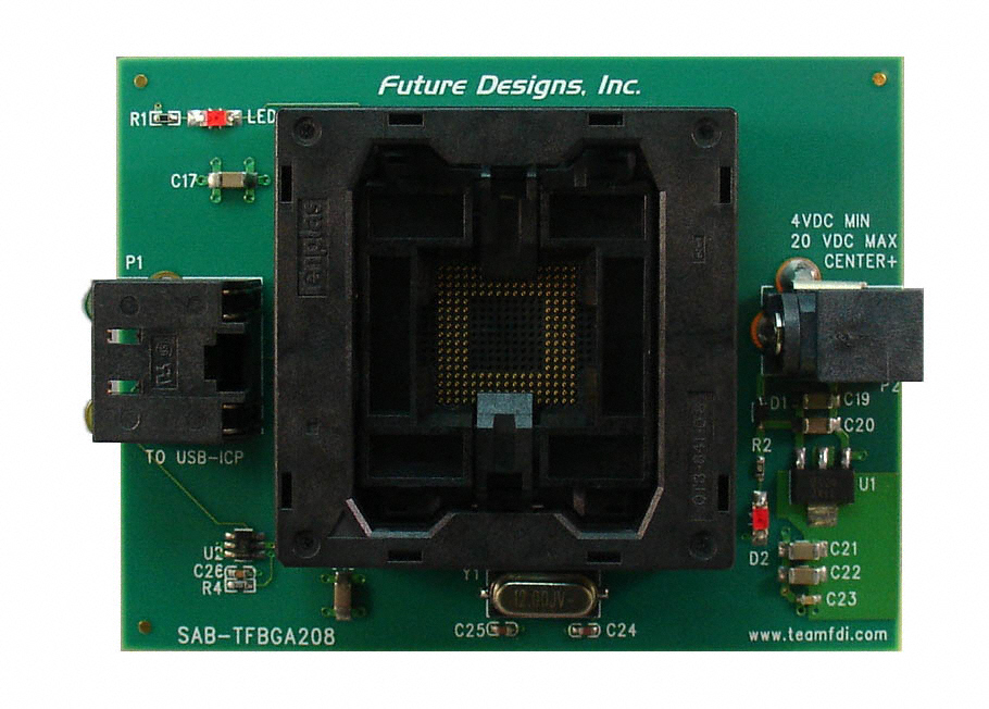 【SAB-TFBGA208】BOARD SCKT ADAPTER FOR TFBGA208