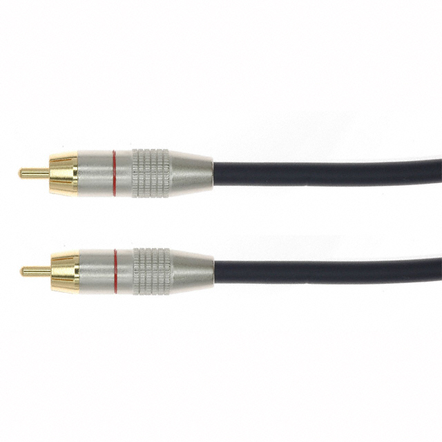 【HPACR3】CABLE RCA MALE/MALE 2M HIPRF RED