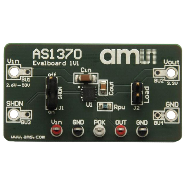 EVAL BOARD FOR AS1370【AS1370-TD-33_EK_ST】