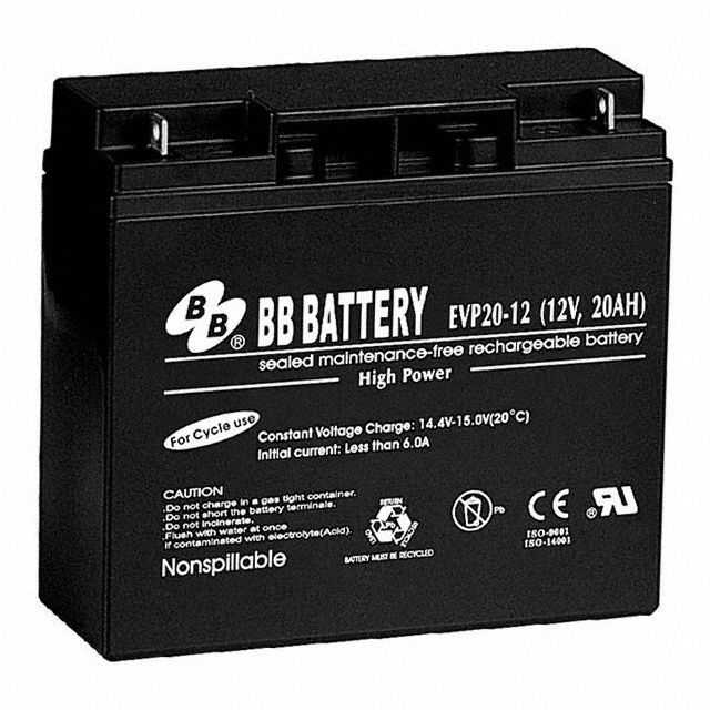 【EVP20-12-B1】BATTERY LEAD ACID 12V 20AH