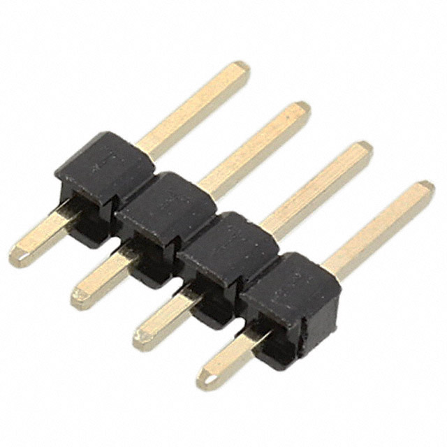 【61300411121】CONN HEADER VERT 4POS 2.54MM