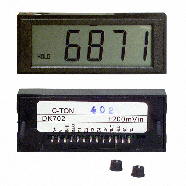 【DK703】VOLTMETER 2VDC LCD PANEL MOUNT