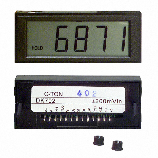 【DK705】VOLTMETER 2VDC LCD PANEL MOUNT