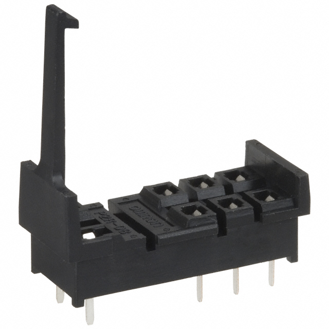 【P2R-08P】RELAY SOCKET 8 POS THROUGH HOLE