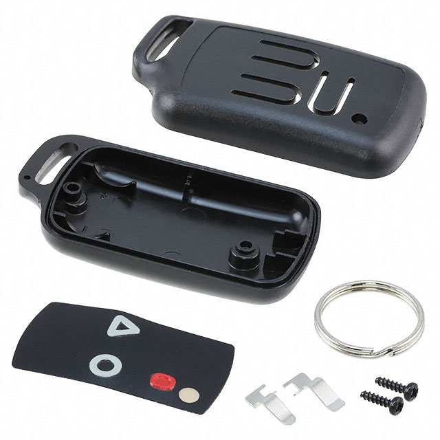 【ENCL-KIT3】KEY FOB ABS BLK 2.6"L X 0.669"W