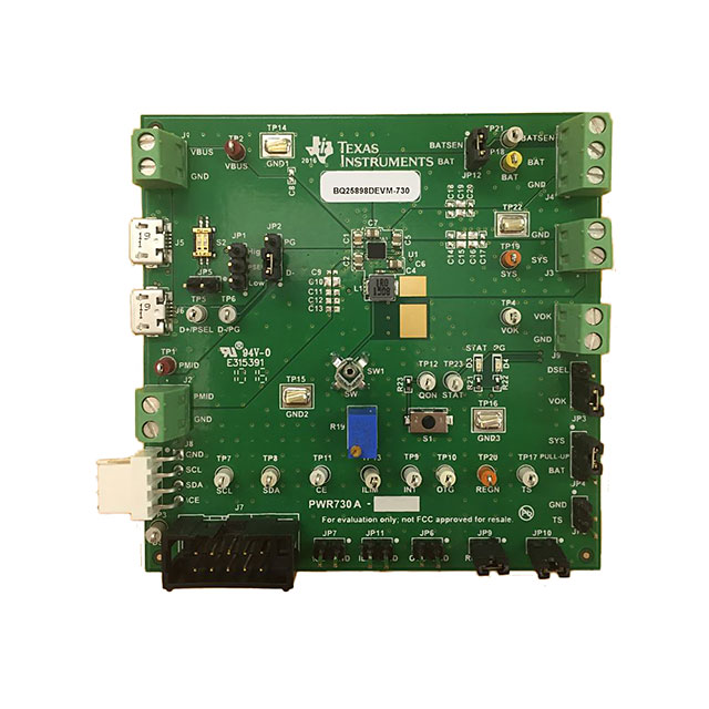 EVAL BOARD FOR BQ25898D【BQ25898DEVM-730】