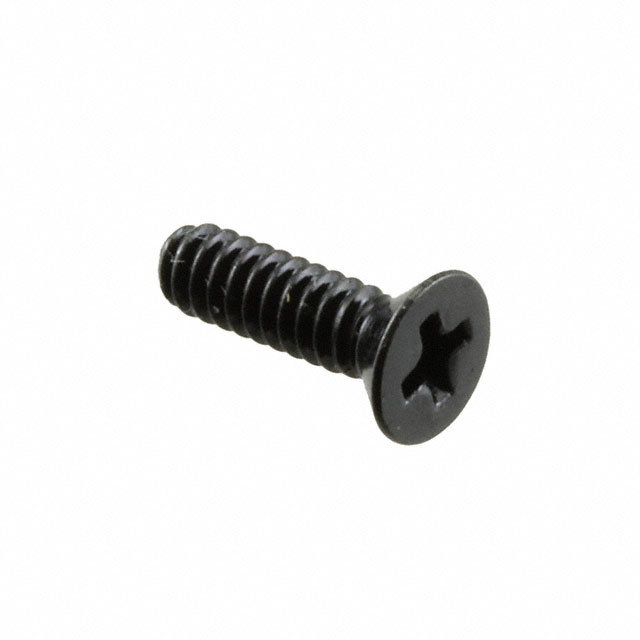 【RM440MS100BK】MACH SCREW FLAT PHIL #4-40 100PK