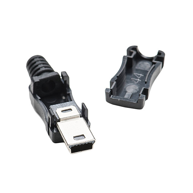 CONN PLUG MINI USB B 5POS SOLDER【1389】
