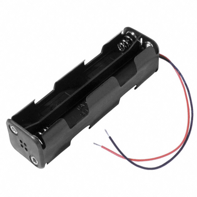 BATT HOLDER AA 8 CELL 6" LEADS【BH28AAW】