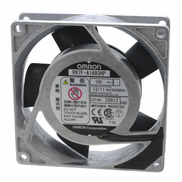 【R87F-A6A93HP】FAN AXIAL 92X25MM 230VAC TERM