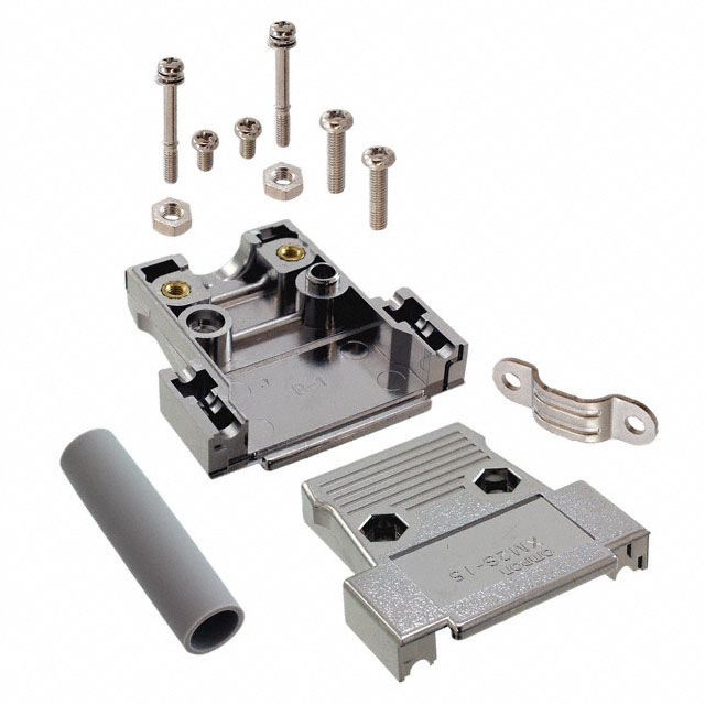 【XM2S-1511】CONN BACKSHELL 15POS 180DEG SHLD