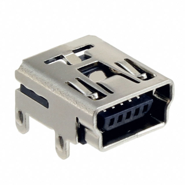 【XM7D-0512】CONN RCPT USB2.0 MINI B 5P R/A