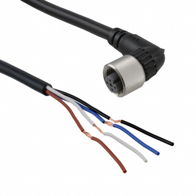 【XS2F-E422-J80-E】CBL 4POS PLUG RA TO WIRE 32.8'