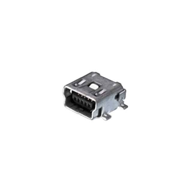 CONN RCPT USB2.0 MINI B SMD R/A【1-1734035-1】