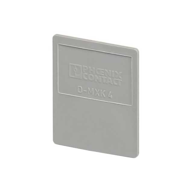 CONN TERM BLK END PLATE GRAY【0561015】