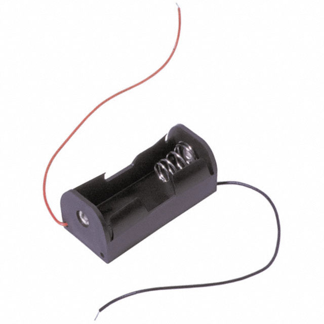 BATTERY HOLDER C 6" WIRE LEADS【BHCW】