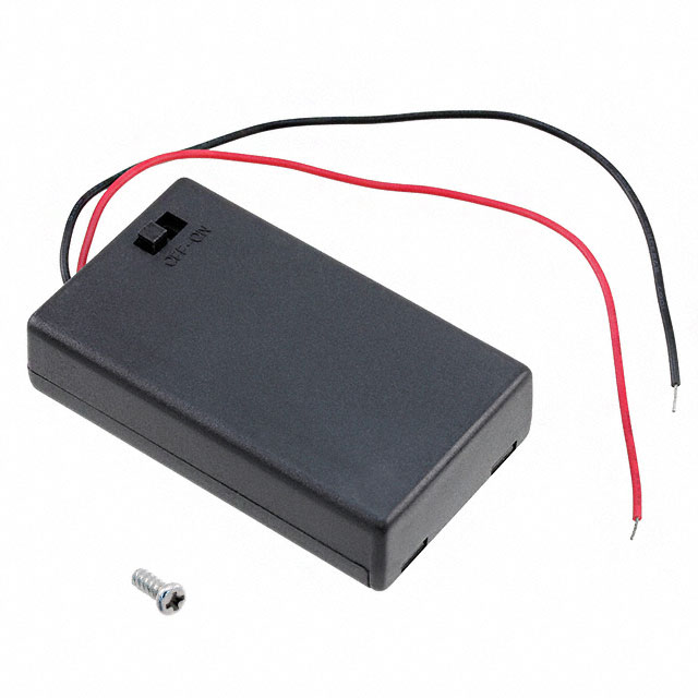 【SBH431-1AS】BATT HOLDER AAA 3 CELL 6" LEADS