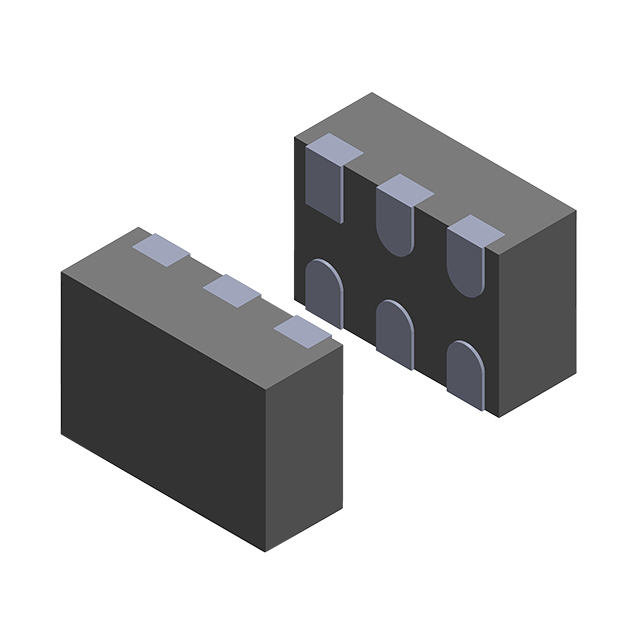 TVS DIODE 5VWM 17VC 6UQFN【USBULC6-2M6】
