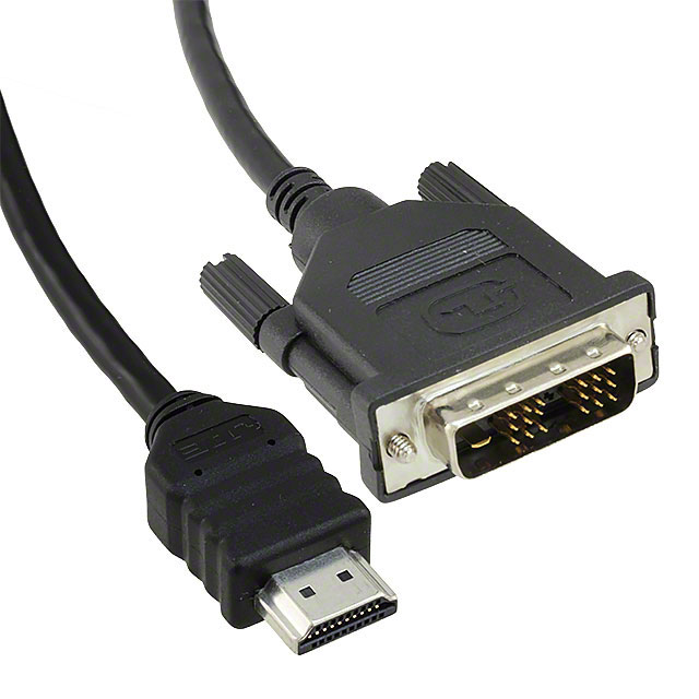 【DC1DVISST30300B】CBL DVI-D SGL M-HDMI-A M 11.81"