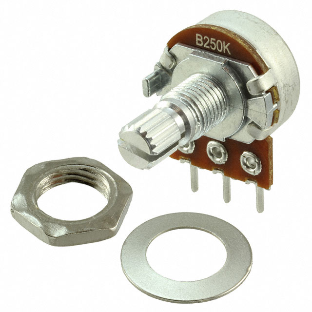 【P160KN-0QC15B250K】POT 250K OHM 1/5W PLASTIC LINEAR