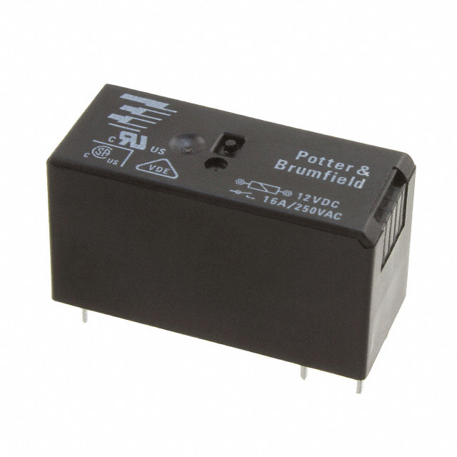 【RT334012F】RELAY GEN PURPOSE SPST 16A 12V