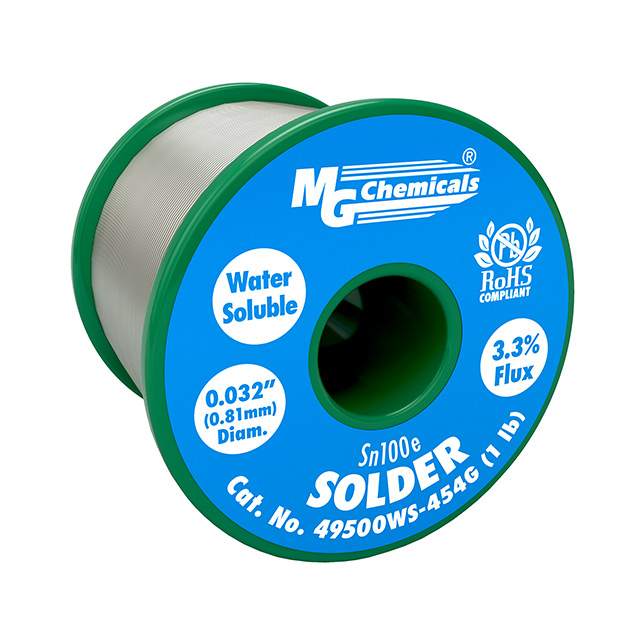 【49500WS-454G】SOLDER WIRE WS 3.3% FLUX CORE 0.