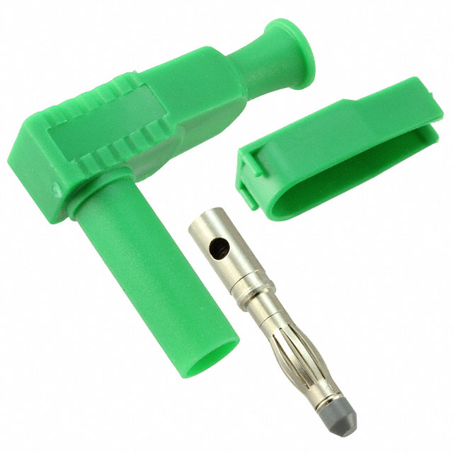 【CT3203-5】CONN BANANA PLUG SLDRLESS GREEN