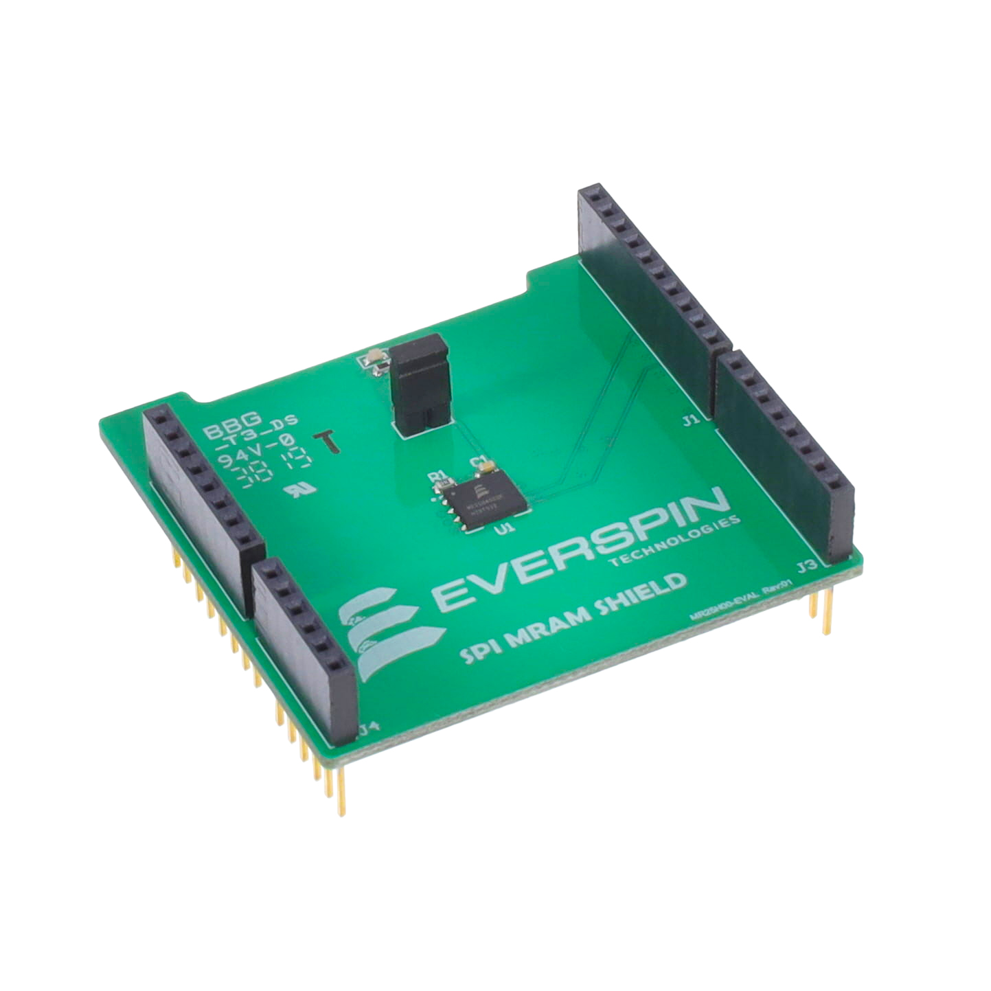 【MR25H00-EVAL】MR25H40 4MBIT SPI MRAM SHIELD