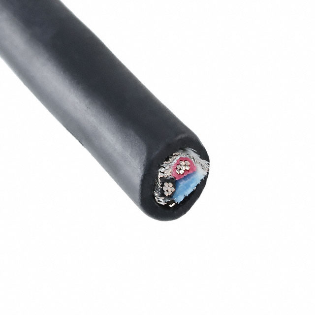 【45162 BK005】CABLE 2COND 18AWG BLACK SHLD
