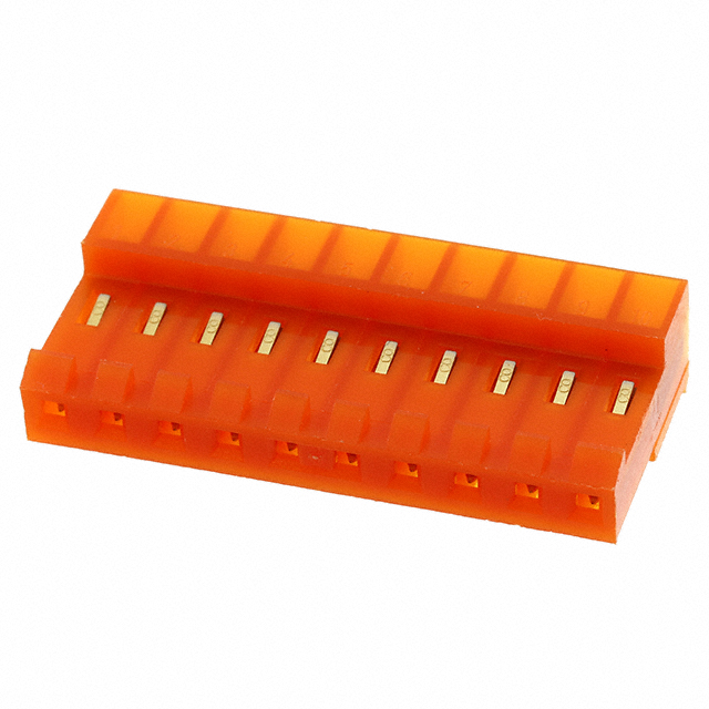 【4-641148-0】CONN RCPT 10POS IDC 18AWG GOLD