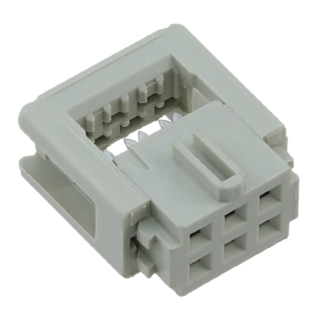 【09185066803】CONN RCPT 6POS IDC 26-28AWG