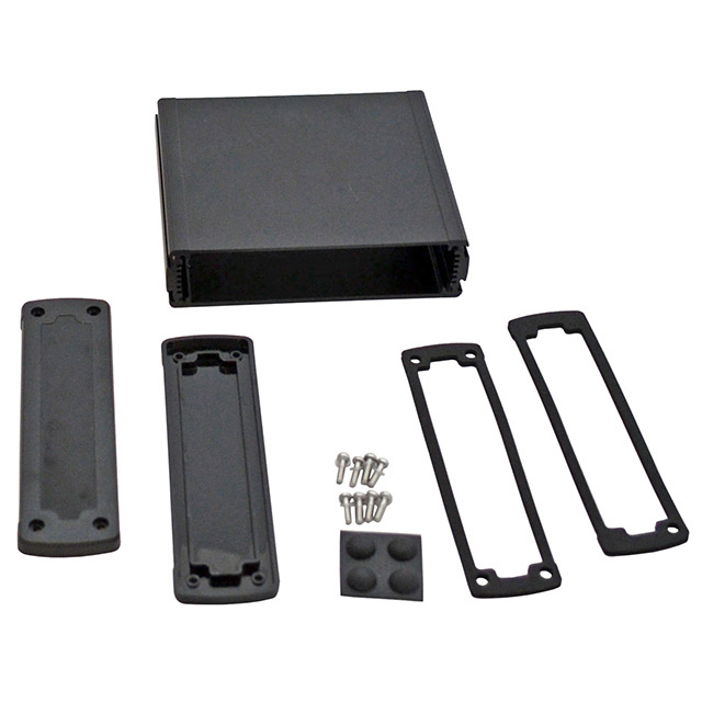 BOX ALUM BLACK 5.77"L X 5.08"W【EXN-23360-BKP】