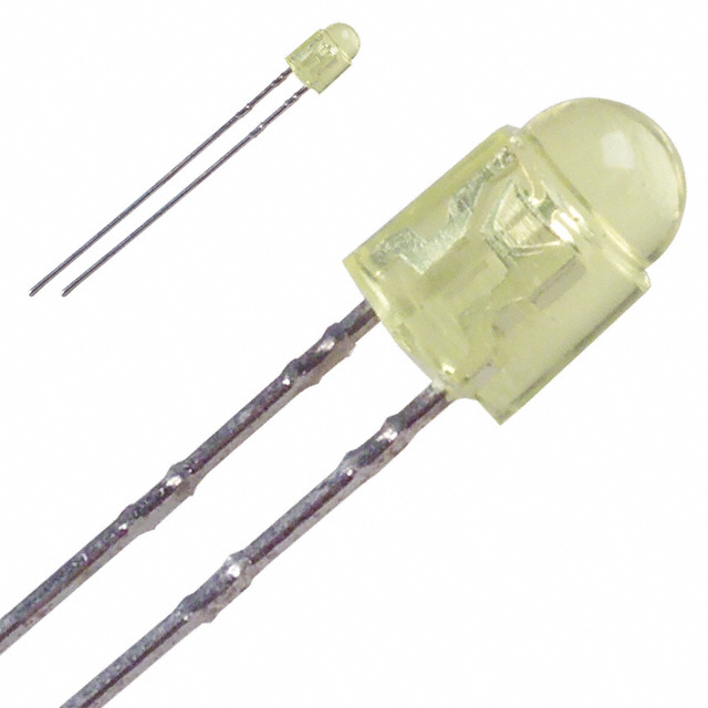 【SLI-343Y8Y3F】LED YELLOW DIFFUSED T-1 T/H