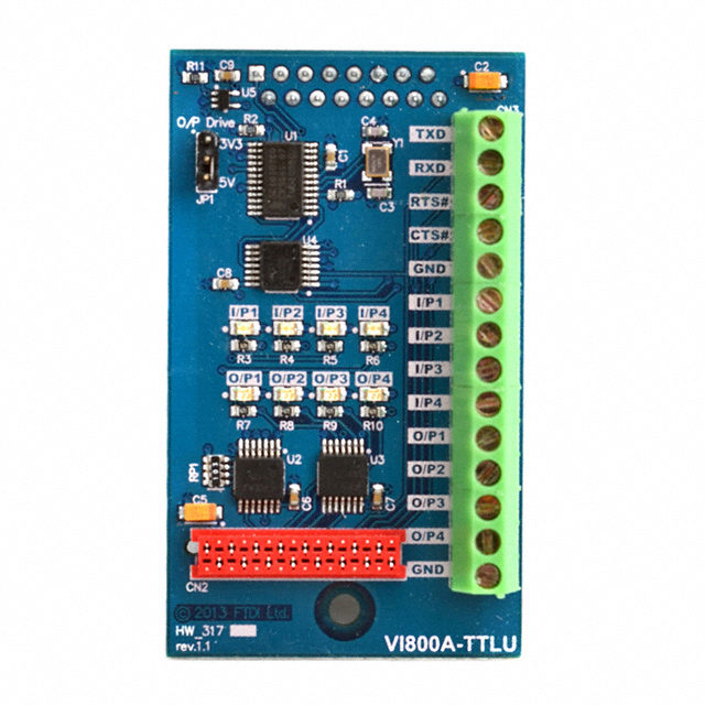 【VI800A-TTLU】FULL DUPLEX UART BRIDGE 5M BAUD