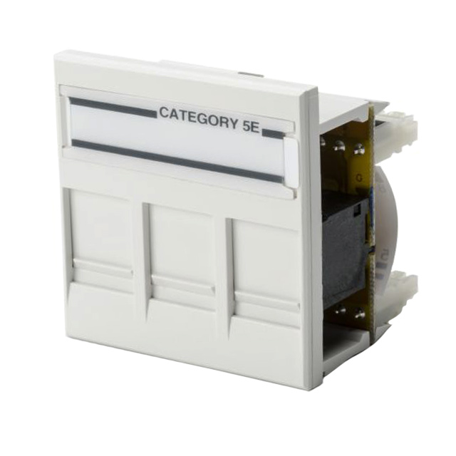 INSERT RJ45 JACK TRIPLE TO IDC【RJ45S3C5E-FW】