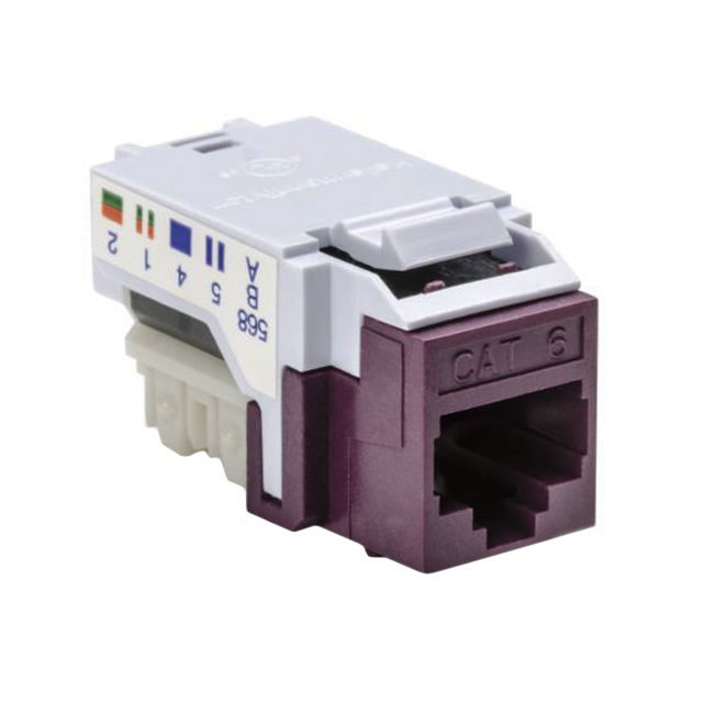 INSERT RJ45 JACK TO IDC CONN【RJ45FC6-VIO】