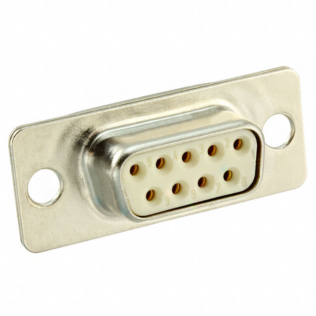 CONN D-SUB PLUG 9POS VERT SOLDER【09641227240】