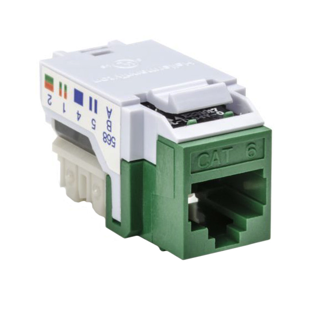 【RJ45FC6-GRN】INSERT RJ45 JACK TO IDC CONN