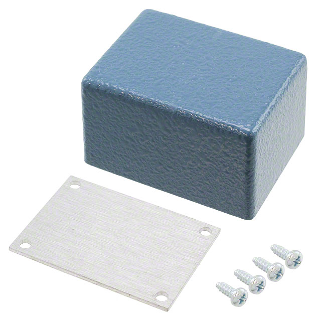 【3753】BOX ALUM BLUE 1.5"L X 1.13"W