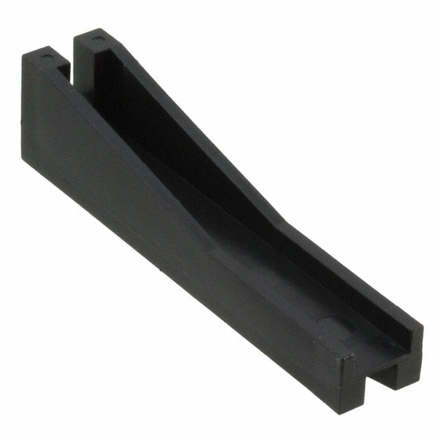 【VG2-25】CARD GUIDE VERT 2.5X0.076" BLK