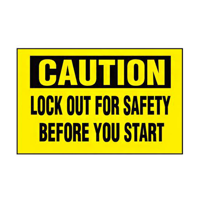 SIGN ELECTRL WARN 4.5"X2.25"【PVS0204C171Y】